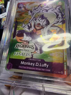 2022-24 One Piece Monkey D Luffy Regional FINALIST promo Bgs 9.5 psa - Image 3