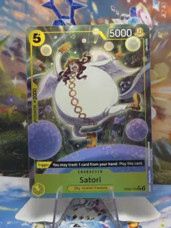 SATORI OP05-105 Alt Full Art English One Piece TCG PRB01 Premium Booster LP - Image 1