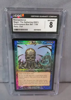 NECROPOTENCE MTG Deckmasters Box Set 2001 FOIL RARE Magic Card 7/50 CGC 8 NM/M - Image 1