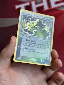 TEAM AQUA'S CACTURNE 1/95 EX Team Magma vs Team Aqua HOLO Pokemon TCG card NM+ - Image 3