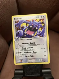 Exploud Holo Rare Pokemon card from the 2004 EX Hidden Legends set. - Image 2