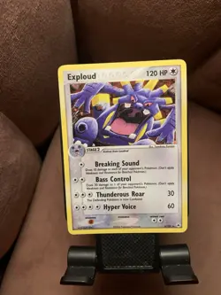 Exploud Holo Rare Pokemon card from the 2004 EX Hidden Legends set. - Image 3