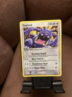 Exploud Holo Rare Pokemon card from the 2004 EX Hidden Legends set. - Image 4