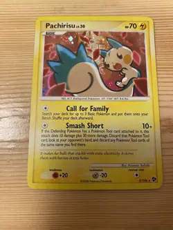 Pokemon Pachirisu 5/106 Great Encounters Holo Rare Basic 70 HP Card - Image 1