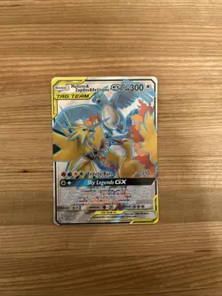 Moltres & Zapdos & Articuno GX (Full Art) – Hidden Fates (HIF) Pokemon Card - Image 1