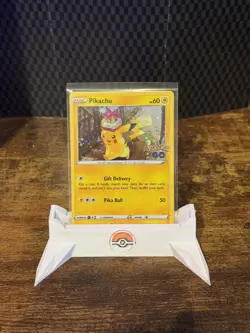 Pikachu SWSH234 Holo Sword & Shield Black Star Promo Pokemon Go Card - Image 3