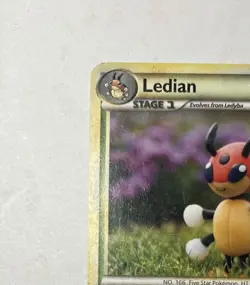Ledian HeartGold SoulSilver Regular Rare Pokemon TCG Card 25/123 - Image 3