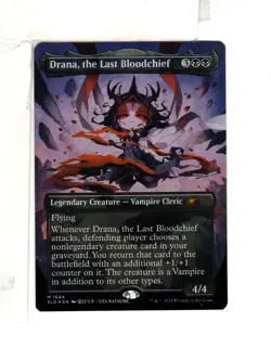 MTG SkeenAB Drana the Last Bloodchief RAINBOW FOIL from SLD. NM. - Image 1