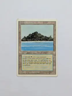 MTG Tropical Island Revised Dual Land – Light Play LP – Magic the Gathering - Image 1