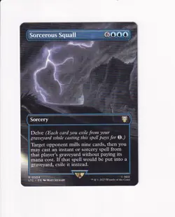 2023 MAGIC COMMANDER: LORD OF THE RINGS BORDERLESS SORCEROUS SQUALL 504 - Image 1