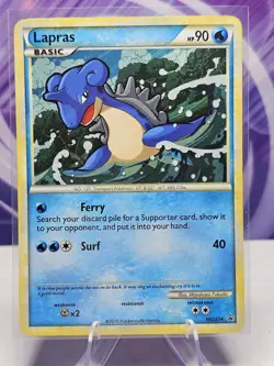 Pokemon TCG Lapras HGSS14 Holo Blackstar Promo HeartGold SoulSilver 2010 MP - Image 1