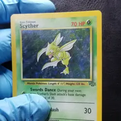 Scyther 10/64 Jungle Holo Rare 1999 Pokemon Wizards Nintendo - Image 3