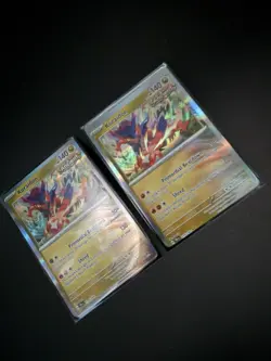 Pokemon Koraidon TCG SV05: Temporal Forces Holo Card 119/162 Miscut Error - Image 1