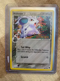 Nidoran 56/101 Reverse Holo Dragon Frontiers Pokemon Card - Image 1