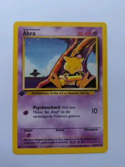 Abra Pokemon German Base Set 1st Edition (ABRA) #43 - Image 1
