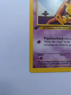 Abra Pokemon German Base Set 1st Edition (ABRA) #43 - Image 5