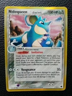 Pokemon EX Dragon Frontiers Nidoqueen Delta Species 7/101 Rare Holo NM/MINT - Image 1