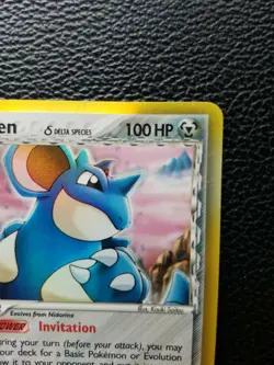 Pokemon EX Dragon Frontiers Nidoqueen Delta Species 7/101 Rare Holo NM/MINT - Image 3