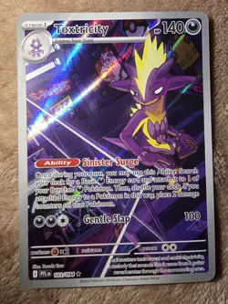Toxtricity 103/094 Me02: Phantasmal Flames Holo Pokemon - Image 1
