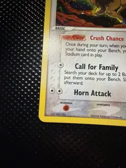 Pokemon TCG Tauros EX Crystal Guardians Holo Rare 12/100 2006 70 HP - Image 3