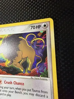Pokemon TCG Tauros EX Crystal Guardians Holo Rare 12/100 2006 70 HP - Image 5