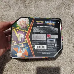 Factory Sealed Pokemon Shining Fates Cramorant V collectors tin - Image 3