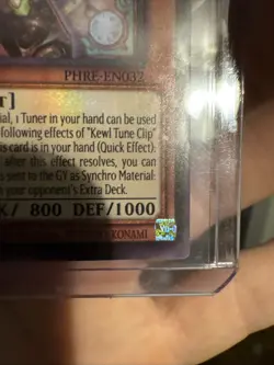 Yugioh | Kewl Tune Clip (CR) PHRE-EN032 Collector's Rare 1st Edition Mint NM - Image 4