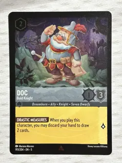 Disney Lorcana - Doc Bold Knight 193/204 Cold Foil - Shimmering Skies - Image 1