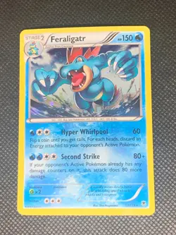 Feraligatr 17/119 HD Galaxy Swirl - Phantom Forces Pokemon Card - HP - Image 1