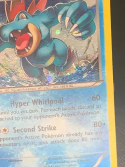 Feraligatr 17/119 HD Galaxy Swirl - Phantom Forces Pokemon Card - HP - Image 2