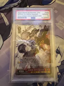 Weiss Schwarz Card Oliver & Nanao SP Signed PSA10 Collectible Dengeki bunko JP - Image 1