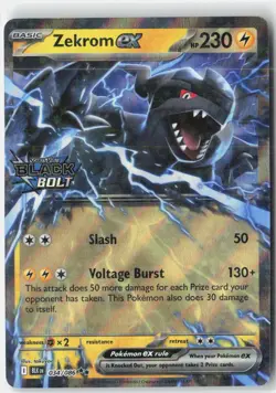 Zekrom ex (Black Bolt Stamped) Double Rare Miscellaneous Cards & Products 034/08 - Image 1
