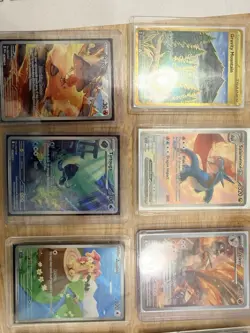 Pokemon Card Lot Of 10 Ir 1 Gold Card And 1 Sir; All Cards Are Pack Fresh - Image 1