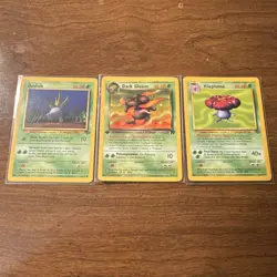Pokemon TCG Vintage Card Lot 3 Cards Jungle Rocket Oddish Dark Gloom Vileplume … - Image 1