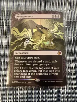 Necropotence - Wilds of Eldraine: Enchanting Tales - NM - UNPLAYED - FOIL - MTG - Image 1