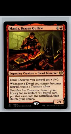 Magda, Brazen Outlaw - Kaldheim - Regular - MINT - KHM 142 - Fresh Pull - Image 1