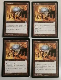 4 Mind Stone Weatherlight Regular NM Near Mint MTG - Image 1