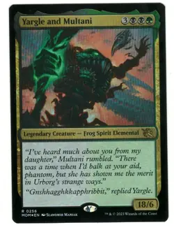 MTG Yargle and Multani Foil March of the Machine Magic The Gathering TCG - Image 1