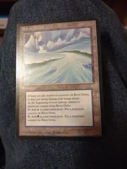 Magic The Gathering Ice Age River Delta MTG TCG CCG NM+ - Image 1