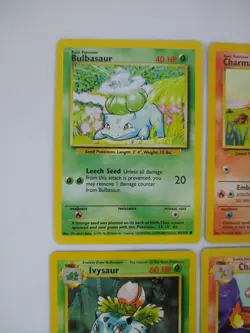 Pokemon Base Set Starters + Evolutions + Pikachu + Eevee+Jigglypuff- Exact Cards - Image 2