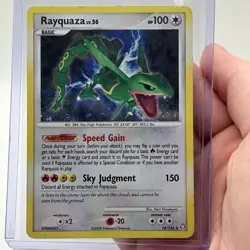 Rayquaza - 14/146 - 2008 Legends Awakened Holo Pokemon Card - MP - Image 1