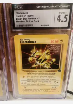 1999 Pokemon CGC Graded Lot—Electabuzz Promo, Base Set Bill - Image 1