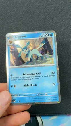SWIRL 🌀Glaceon SVP 171 Black Star Promo Cosmos - Pokemon Prismatic Evolutions - Image 2