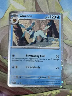 SWIRL 🌀Glaceon SVP 171 Black Star Promo Cosmos - Pokemon Prismatic Evolutions - Image 4