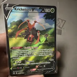 Pokemon Kricketune V TG12/TG30 Silver Tempest Trainer Gallery Ultra Rare Holo - Image 1