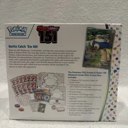 Pokemon Scarlet & Violet 151 Pokemon Center Elite Trainer Box New/Sealed - Image 3
