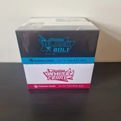 Pokemon TCG Black Bolt & White Flare Pokemon Center ETB Combo | NEW & SEALED | - Image 5
