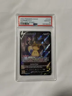 Mimikyu V TG16/TG30 PSA 10 Pokemon Brilliant Stars 2022 English - Image 1