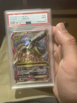 Pokemon M Blastoise EX Full Art 102/108 XY Evolutions #102 Mega MINT PSA 9 - Image 1