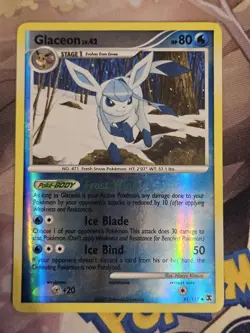 Glaceon 41/111 Rising Rivals Reverse Holo Pokemon TCG LP - Image 1